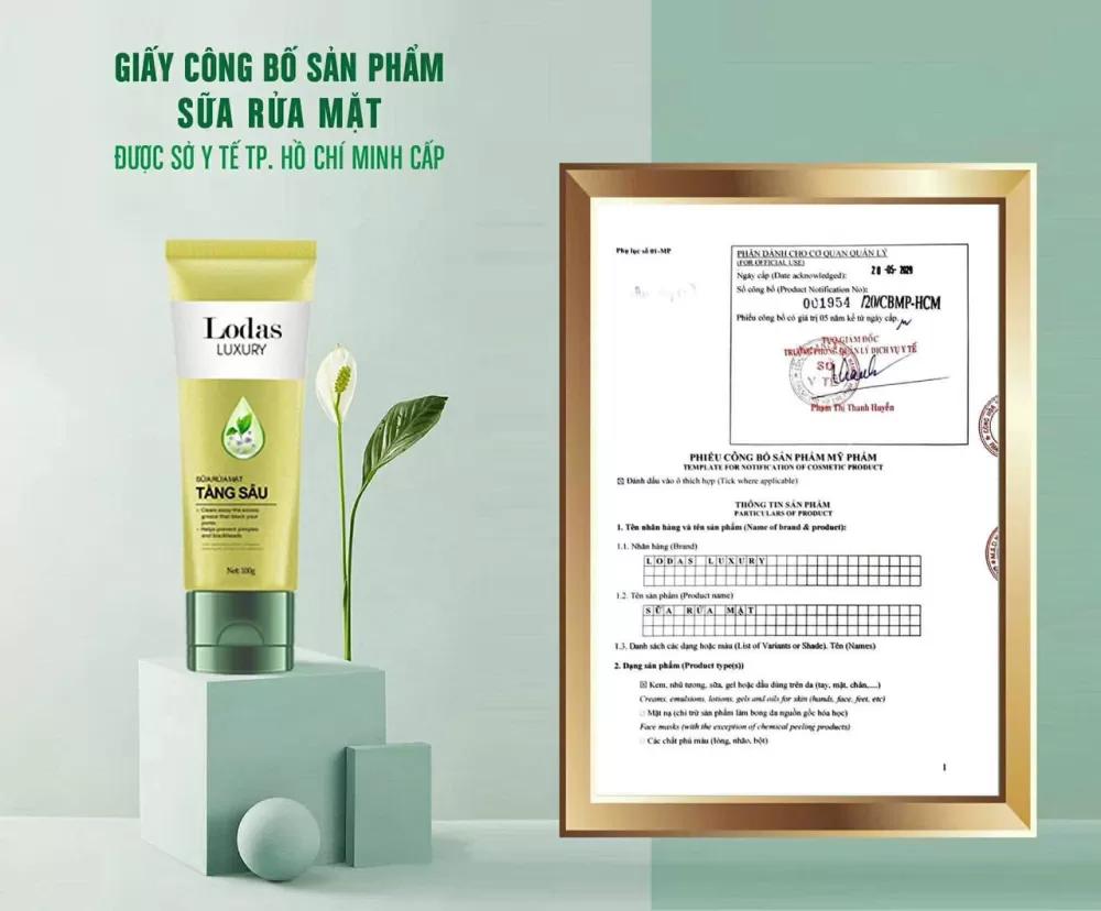 C&ocirc;ng bố sản phẩm sữa rửa mặt tầng s&acirc;u Đan Thy